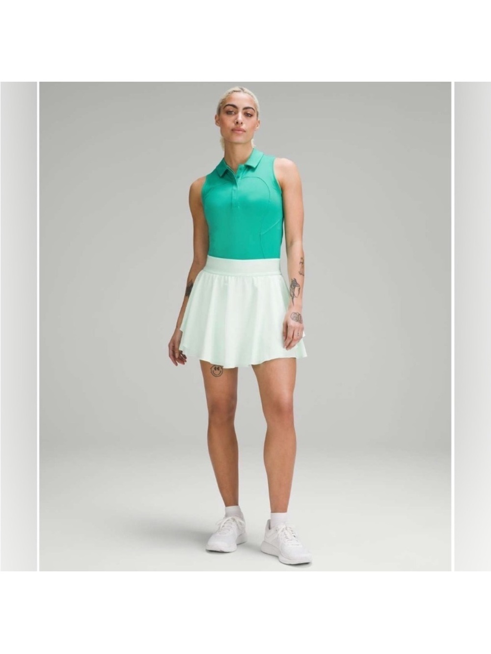 Lululemon Court Rival High-Rise Skirt *Long in Mint Moment Size 8
